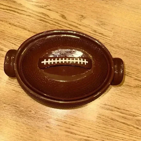 Celebrating Home Stoneware Collection Football oven-microwave-dishwasher safe - Picture 2 of 9